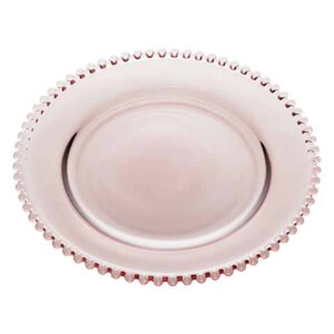 Prato Pearl de Cristal Roxo 27,5cm x 2,5cm - Wolff