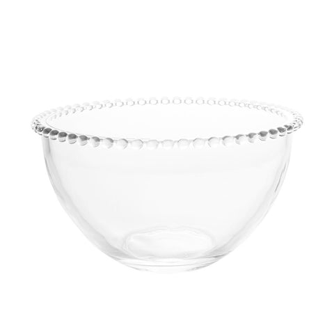 Saladeira Pearl de Cristal Incolor 21cm x 12cm - Wolff