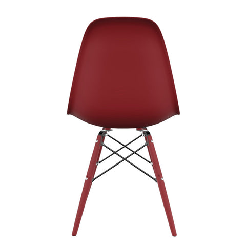 Conjunto com 2 Cadeiras Eames Vermelho Falu Dsw Inj - Mollie