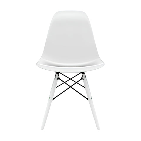 Conjunto Com 4 Cadeiras Eames Branco Base Em Polipropileno - Mollie