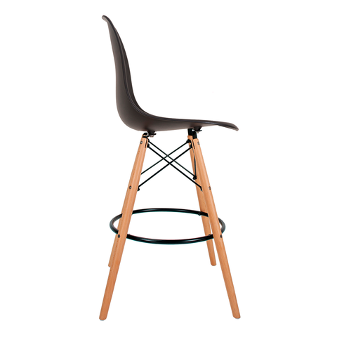 Banqueta Eames PP Preto - Mollie