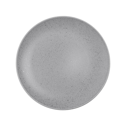 Prato de Sobremesa de Cerâmica Mist Cinza Matte 21cm