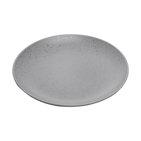 Prato de Sobremesa de Cerâmica Mist Cinza Matte 21cm