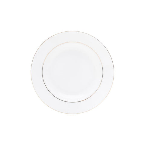 Aparelho de Jantar 42 Pçs Porcelana com Fio de Ouro Mônaco