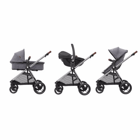 Carrinho de Bebê Anna Luxe Maxi-Cosi Twillic Grey