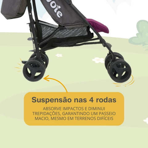 Carrinho de Bebê Passeio Guarda Chuva Nitro Rosa Rosy - Joie